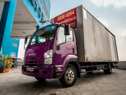 24ft box lorry, 6 tonne