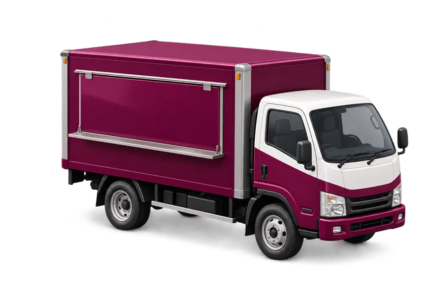 3D view of the Food Catering Truck